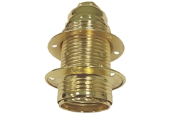 Ντουί Eurolamp Μεταλλικό 2 Δαχτυλίδια Χρυσά E14