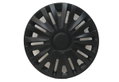 Σετ Τάσια Kaver 14" Μαύρα 4τμχ