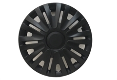 Σετ Τάσια Kaver 15" Μαύρα 4τμχ