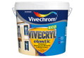 Χρώμα Ακρυλικό Vivechrom Vivecryl Elastic Eco Λευκό 10lt