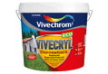 Χρώμα Ακρυλικό Vivechrom Vivecryl Thermoelastic Eco Λευκό 10lt