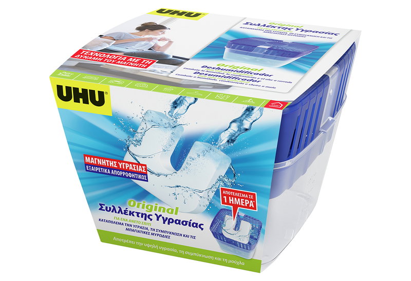 Συλλέκτης Υγρασίας UHU Vortex Άοσμος 450gr