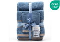 Σετ Πετσέτες Μπάνιου Ionion Crochet 3τμχ Blue Denim