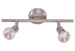 Σποτ Διπλό Home Lighting GU10 Νίκελ