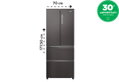 Haier HFR3718ENMD Ψυγειοκαταψύκτης