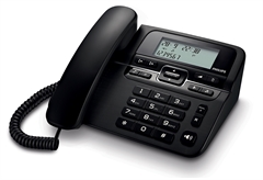 Philips M20B/GRS Ενσύρματο Τηλέφωνο Μαύρο