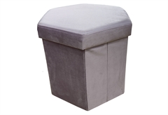 Σκαμπό Apricot Polly με Αποθηκευτικό Χώρο Ροζ