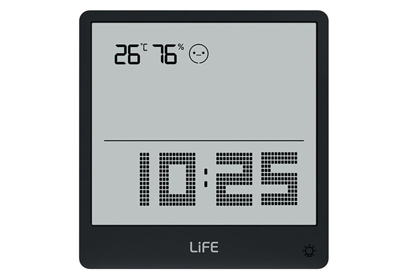 Θερμόμετρο/Υγρόμετρο Εσωτερικού Χώρου Life Simple Black