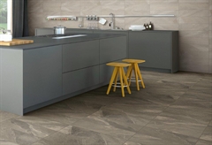 Πλακάκι Δαπέδου Κεραμικό Pietra del Nord Antracite 15x60cm Ανθρακί