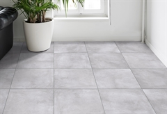 Πλακάκι Δαπέδου Κεραμικό Floreal 45x45cm Ανοιχτό Γκρι