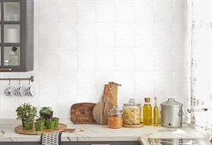 Πλακάκι Τοίχου Κεραμικό Spezzia White Glossy 20x25cm Λευκό