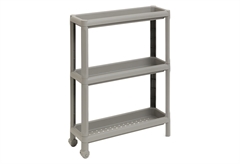 Ραφιέρα-Τρόλεϊ Μπάνιου Dea Home Tina Μ53xΠ17xΥ71cm Γκρι