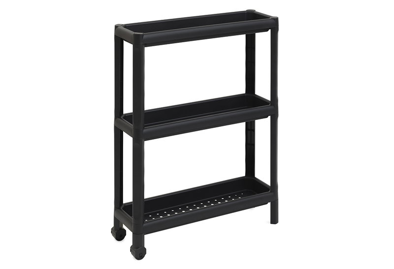 Ραφιέρα-Τρόλεϊ Μπάνιου Dea Home Tina Μ53xΠ17xΥ71cm Ανθρακί