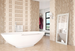 Πλακάκι Δαπέδου Κεραμικό Sapphire 33x33cm Μπεζ