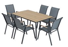 Τραπέζι Κήπου Terre M150xΠ90xΥ73.5cm