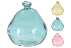 Βάζο Γυάλινο 17x19cm σε 3 Σχέδια