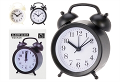 Επιτραπέζιο Ρολόι/Ξυπνητήρι Αναλογικό Industrial Φ9x8cm σε Διάφορες Αποχρώσεις