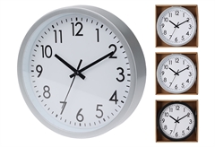 Ρολόι Τοίχου Basic σε 3 Σχέδια Φ20cm
