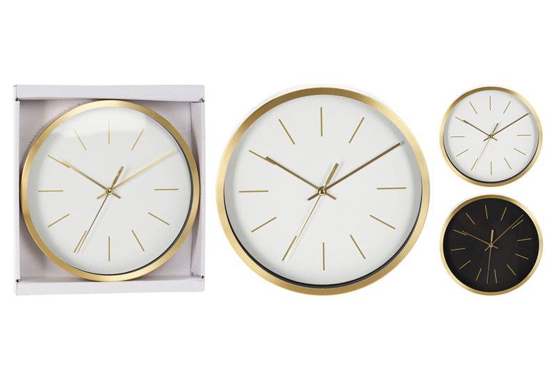 Ρολόι Τοίχου Glam σε 2 Σχέδια Φ25cm