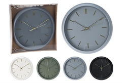 Ρολόι Τοίχου Carl σε 4 Σχέδια Φ30cm