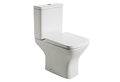 Σετ Λεκάνης Tema Tetra Rimless Οριζόντιας Αποχέτευσης