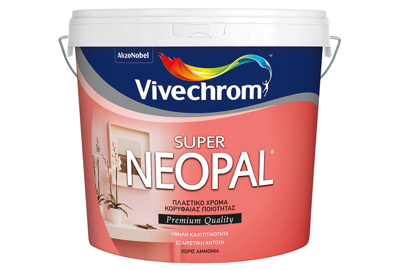 Χρώμα Πλαστικό Vivechrom Super Neopal Ώχρα 180ml
