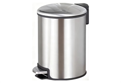 Κάδος Απορριμμάτων Homefit 20lt Ασημί