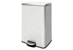 Κάδος Απορριμμάτων Homefit 20lt Ασημί με Soft Close