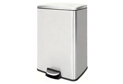 Κάδος Απορριμμάτων Homefit 30lt Ασημί με Soft Close