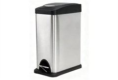 Κάδος Απορριμμάτων Homefit 15lt Ασημί