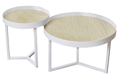 Σετ Τραπέζι Σαλονιού Homefit Muzo 2τμχ