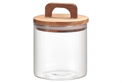 Βάζο Αποθήκευσης Γυάλινο 550ml