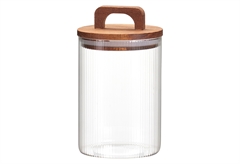 Βάζο Αποθήκευσης Γυάλινο 900ml