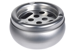 Σταχτοδοχείο Φ10x5.5cm Μεταλλικό Ασημί