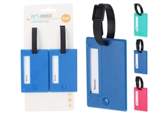 Σετ Ετικέτα Βαλίτσας 2τμχ σε Διάφορες Αποχρώσεις