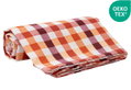 Τραπεζομάντηλο Easy Home Checkered 140x140cm Bordeaux