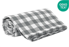 Τραπεζομάντηλο Easy Home Checkered 140x140cm Grey