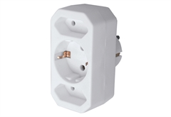 Αντάπτορας από Ένα Σούκο σε Ένα Σούκο & 2 Διπολικά με Προστασία Επαφών