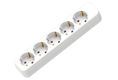 Πολύπριζο 5 Θέσεων Eurolamp με Καλώδιο 1.5m
