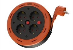Μπαλαντέζα Καρούλι Black&Decker H05VV-F-3G1mm 5m