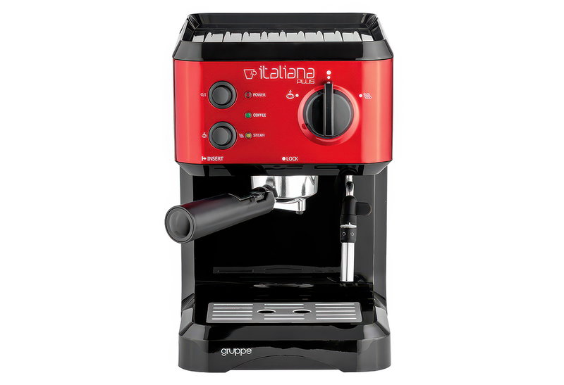 Gruppe Italiana Plus CM4677E-GS Red Μηχανή Espresso Χειροκίνητη 1050W