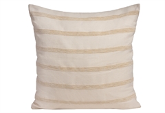 Διακοσμητικό Μαξιλάρι Stripes 50x50cm Ιβουάρ