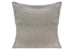 Διακοσμητικό Μαξιλάρι Σενίλ Plain 50x50cm Ασημί