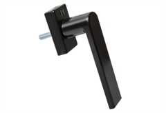 Domus Skyline Πόμολο Παραθύρου Καρέ 180° Μαύρο