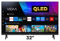 F&U FLV32502QL VIDAA QLED HD Smart Τηλεόραση 32"