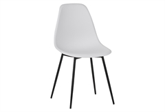 Καρέκλα Sera Μ53xΠ41.5xΥ84.5cm Λευκή