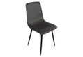 Καρέκλα Velvet Μ53.5xΠ45.5xΥ88.5cm Μαύρη