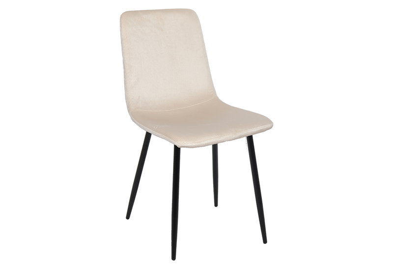 Καρέκλα Velvet Μ53.5xΠ45.5xΥ88.5cm Μπεζ