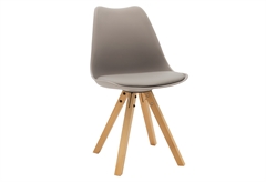 Καρέκλα Solin Μ55xΠ48xΥ80cm Γκρι