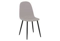 Καρέκλα Comfy Μ52xΠ43.5xΥ89cm Γκρι